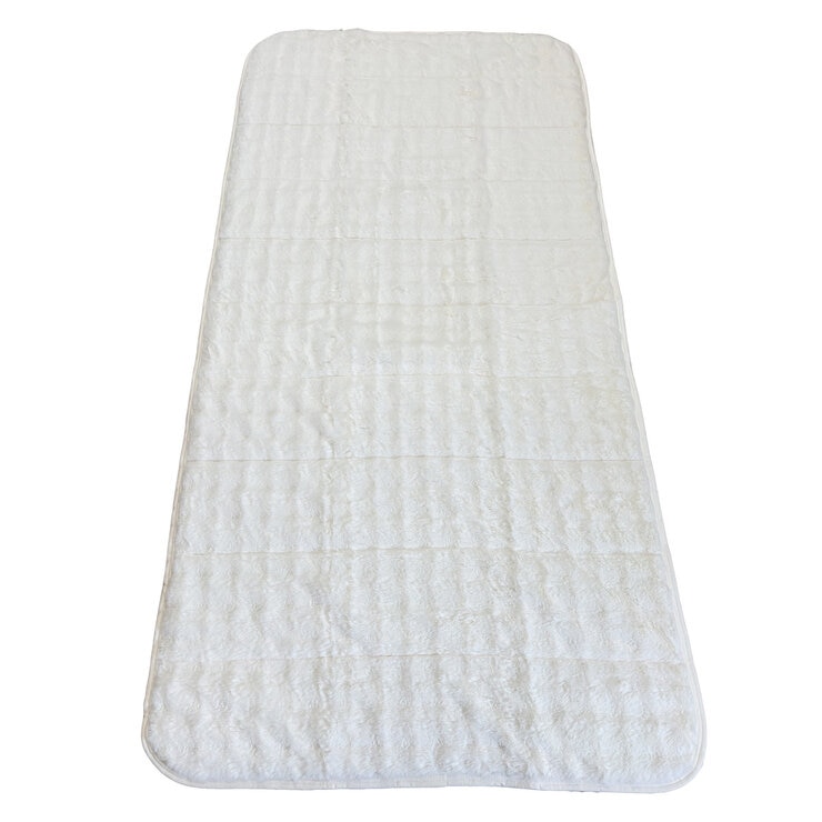 西川 ファータッチ もこもこ敷パッド シングル アイボリー