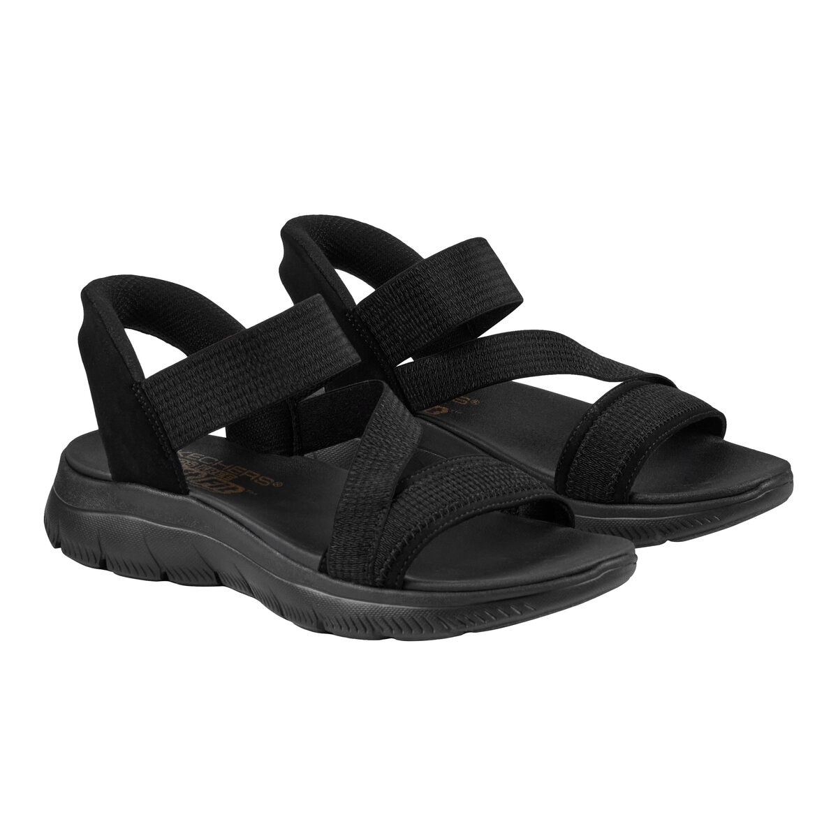 スケッチャーズ サミッツ サンダル ブラック 25.0cm