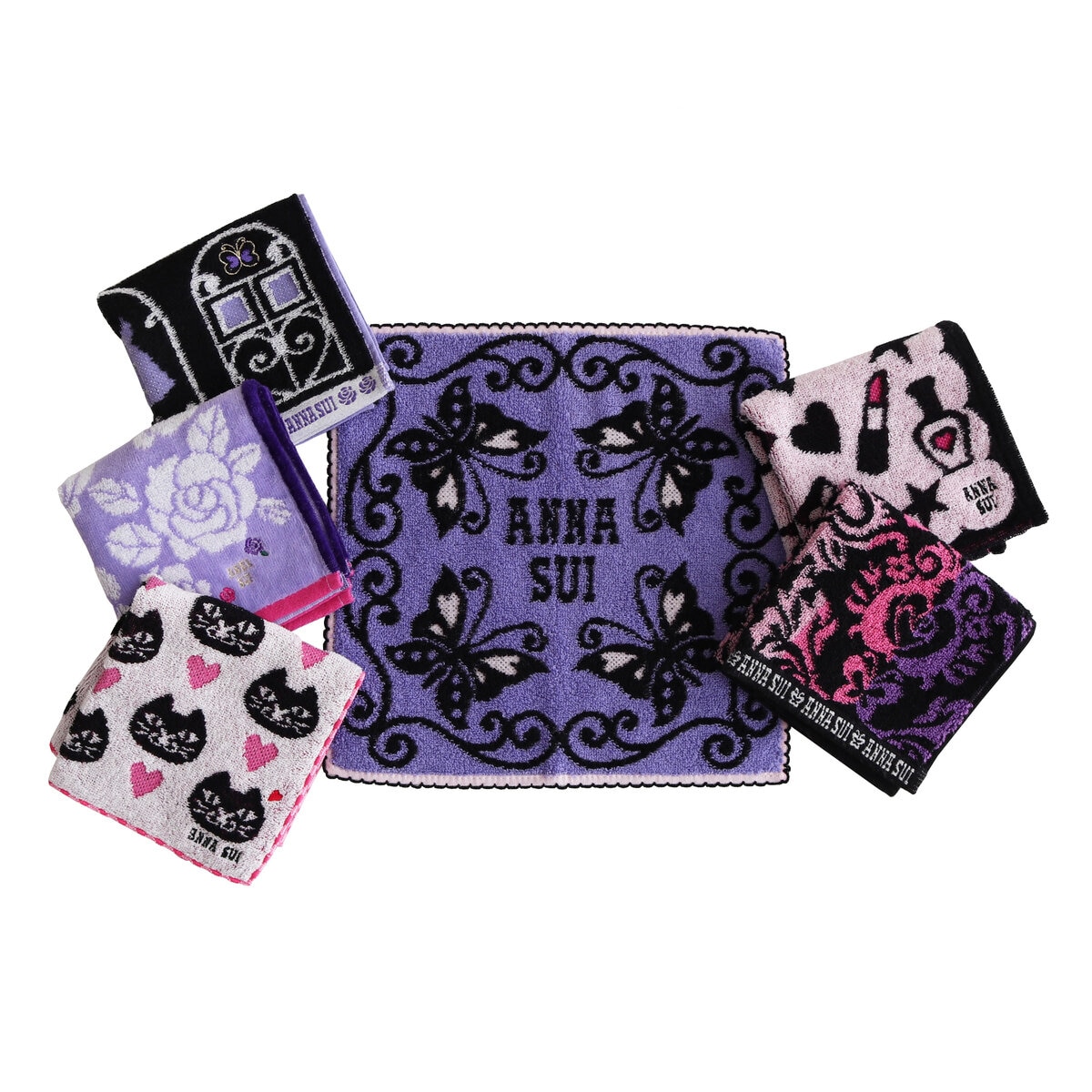 ANNA SUI ハンカチ6枚セット