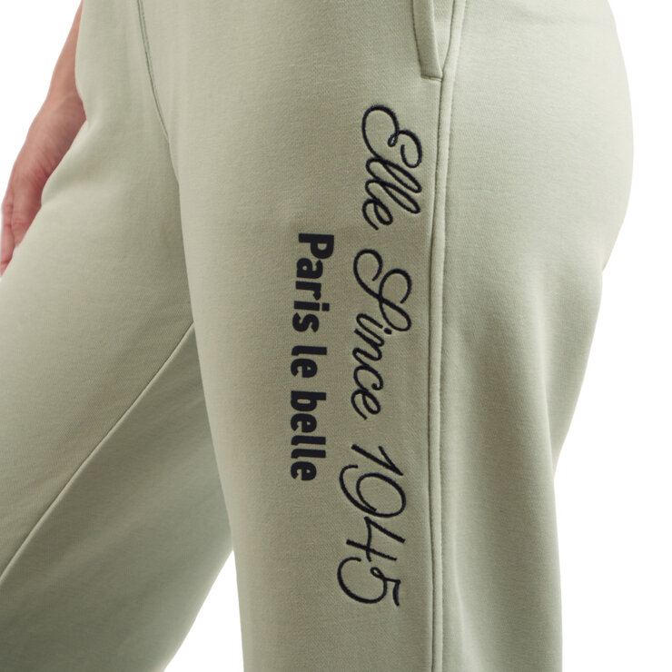 エル レディース ロゴ ジョガー ライトブルーグレー M