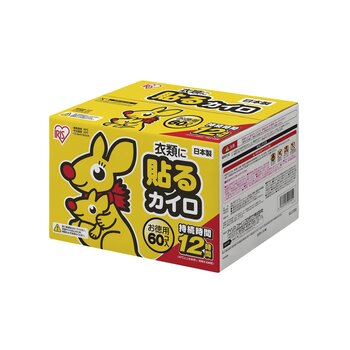 アイリスオーヤマ ぽかぽか家族 貼るカイロレギュラー 60パック