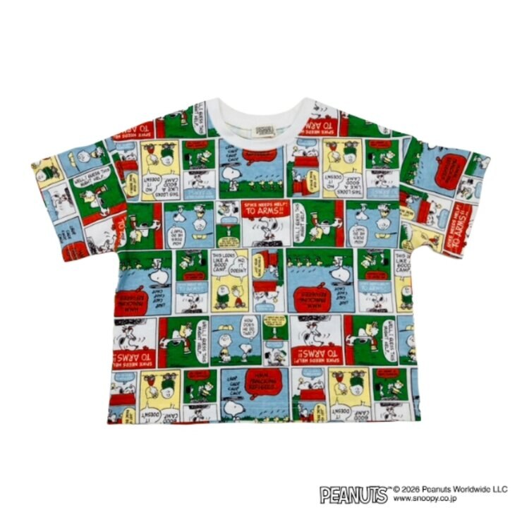 スヌーピー(ピーナッツ) キッズ 半袖 Tシャツ 3枚組 アソートA 95