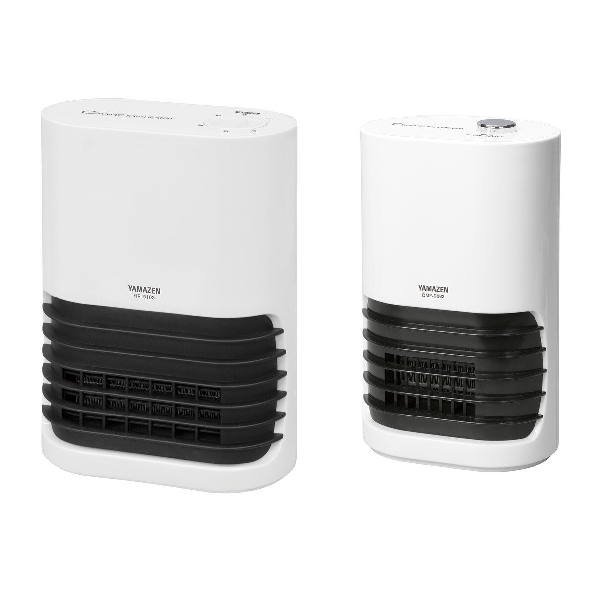 YAMAZEN セラミックファンヒーターセット B104+B064 ホワイト | Costco