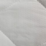 西川 吸湿発熱 置くラク 敷き パッド ダブル グレー 140x205cm
