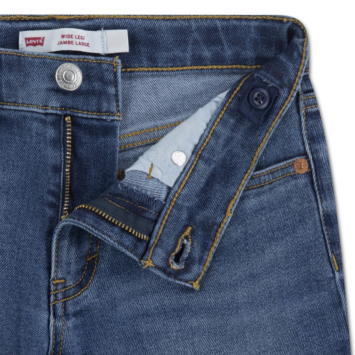 リーバイス ガールズ ジーンズ ALL THE FEELS(ネイビー) 10