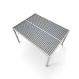 SOJAG ハナ 10 x 13フィート (3 x 4m) パーゴラ サイドスクリーン付 クリーム色