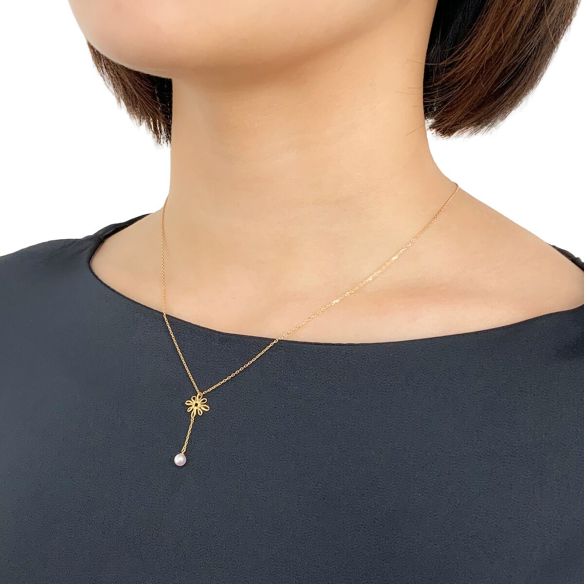 あこやパールペンダント 4mm 18K イエローゴールド