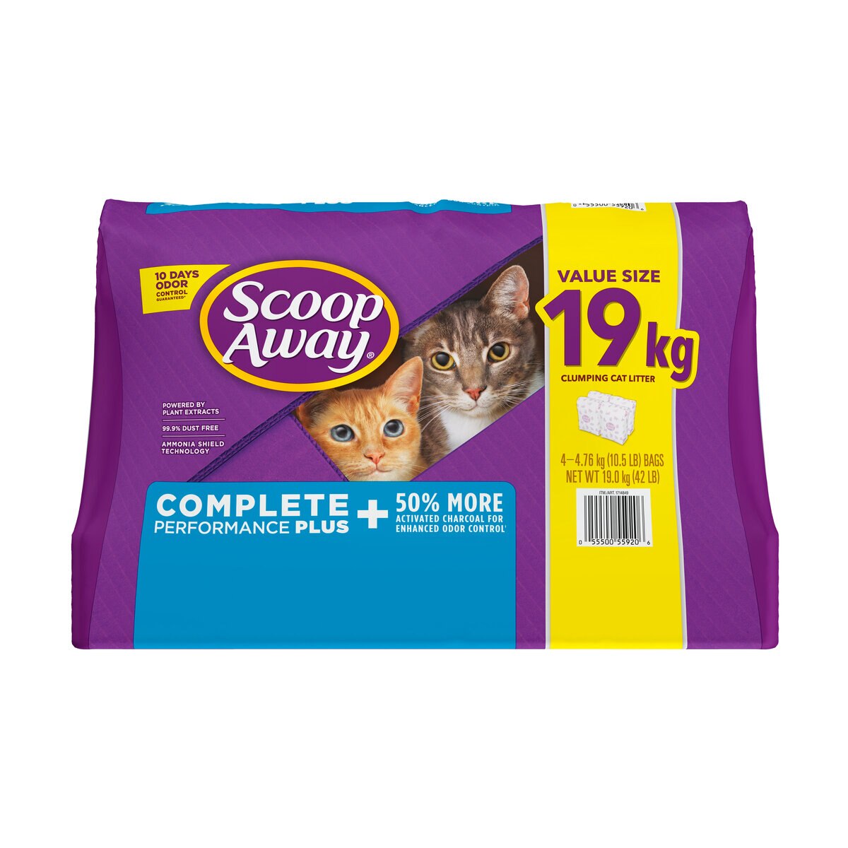 スクープアウェイ　猫砂　19kg