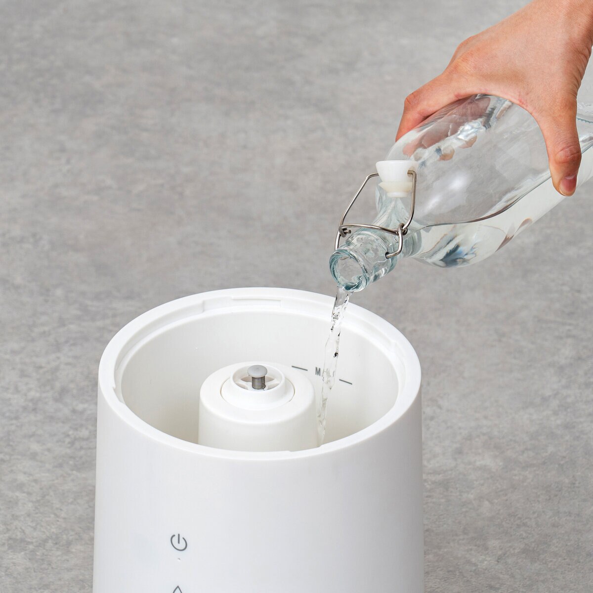 ライフオンプロダクツ こぼれにくいスチーム加湿器 PBAHF005 ライフオンプロダクツ こぼれにくいスチーム加湿器 PBAHF005