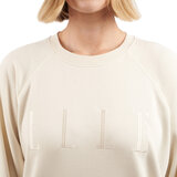 エル ウィメンズ ロゴ スウェット オフホワイト M