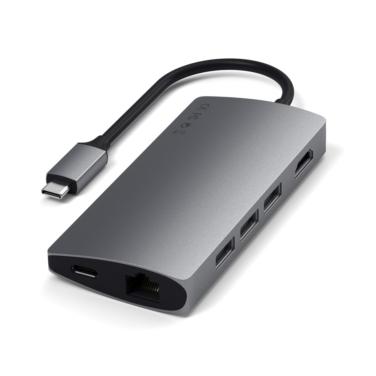 Satechi USB-Cマルチポートアダプター4K with イーサーネット V2