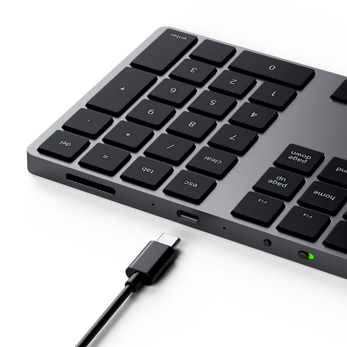 Satechi Bluetoothエクステンデットキーパッド シルバー