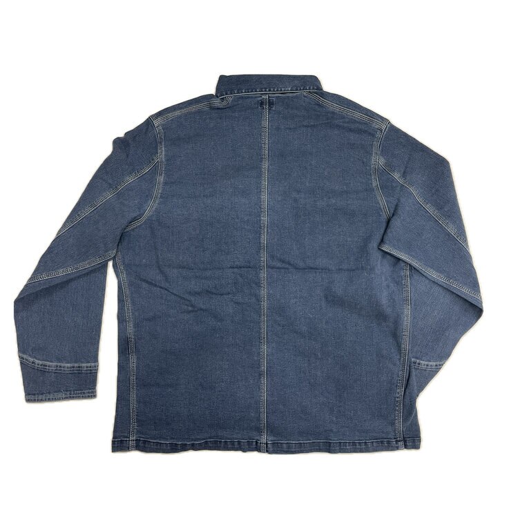 ヘインズ BIG SIZE ストレッチデニムカバーオール / ブルー / 4L