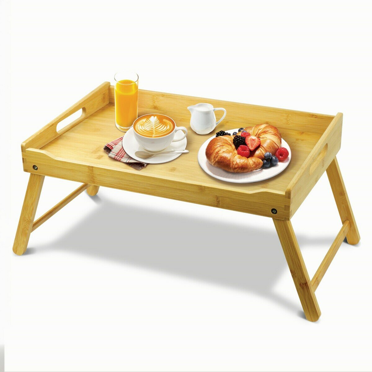 OMT 竹製ラップトレイ 足付き OMT 竹製ラップトレイ 足付き