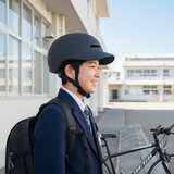 ジュニア バイク ヘルメット SGマーク認証 ブラック