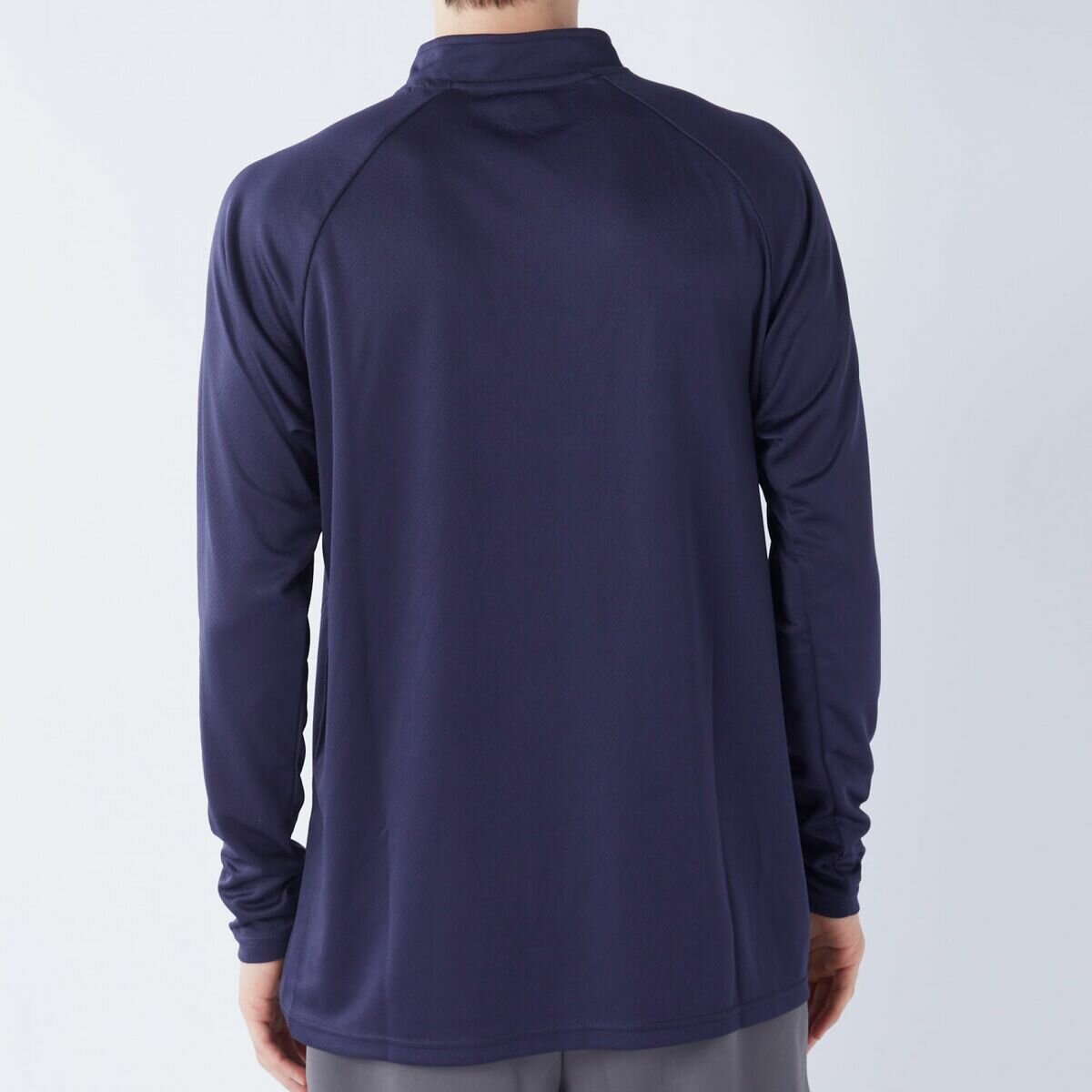 カッパ メンズ ハーフジップ 長袖 Tシャツ / ネイビー / L
