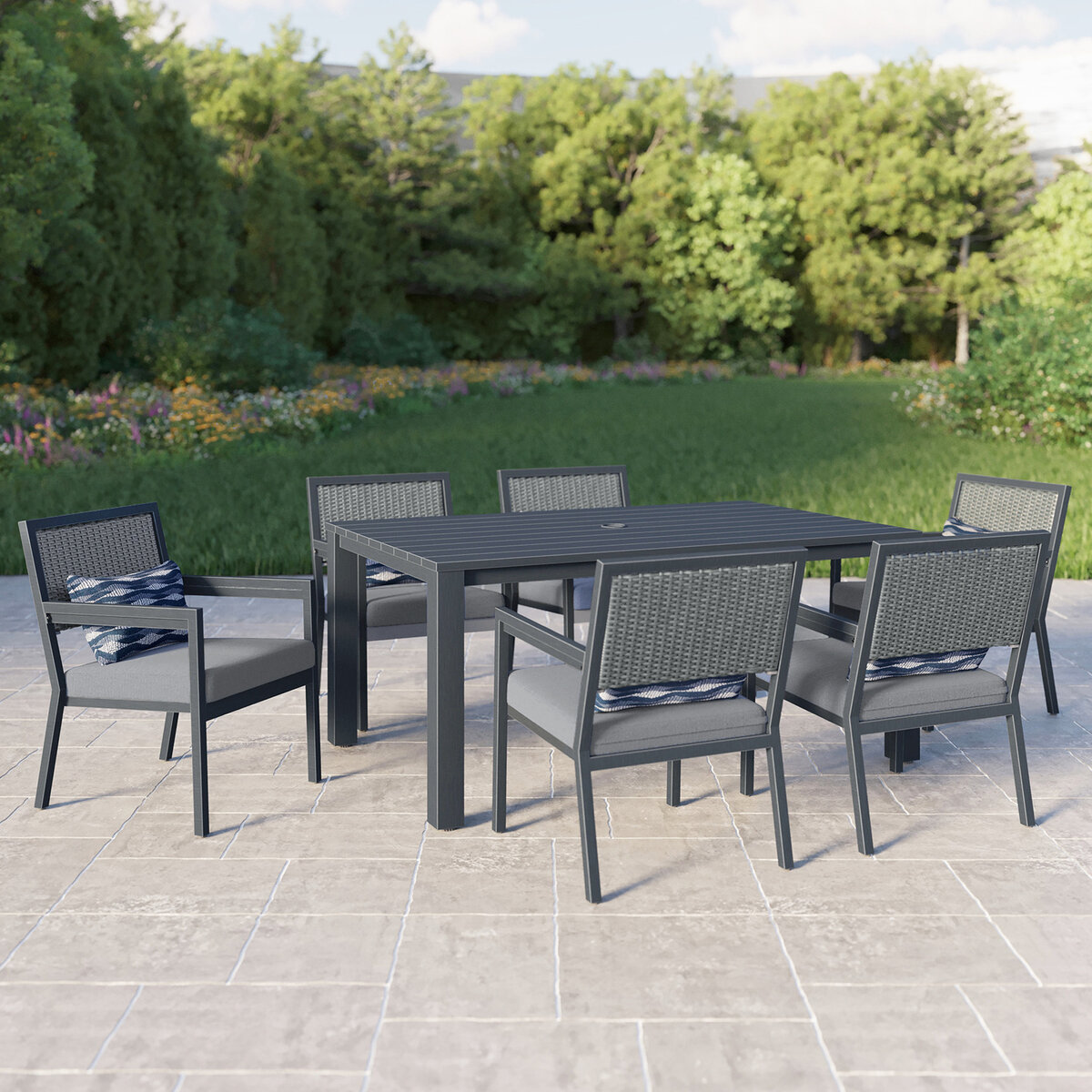 Maribela 屋外用 ダイニング 7点セット | Costco Japan 