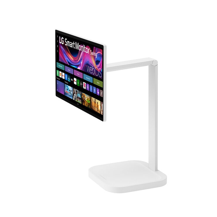 LG SWING 32U889SA-W 31.5インチ４K 可動式フレキシブルスタンド スマートモニター