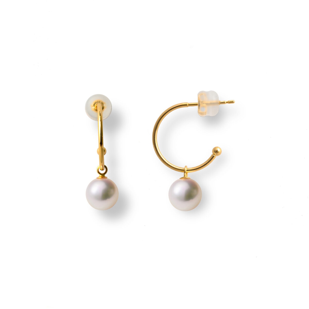 あこやパール 18K イエローゴールド 6.5ｍｍ ピアス