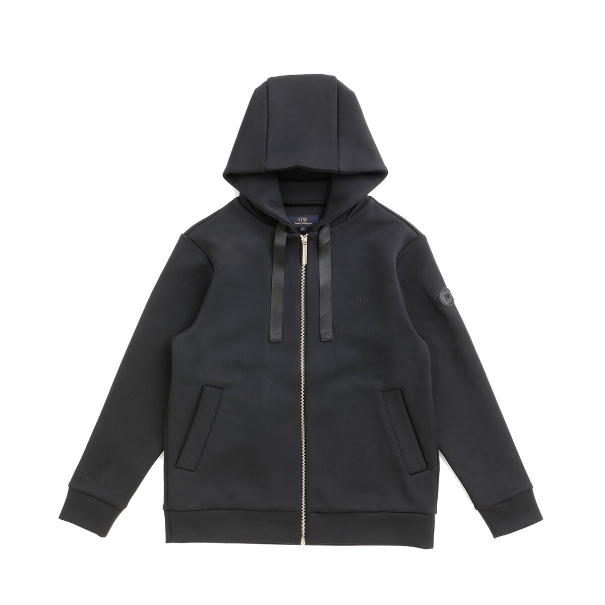 ダニエルウェリントン レディース フルジップパーカー ブラック S