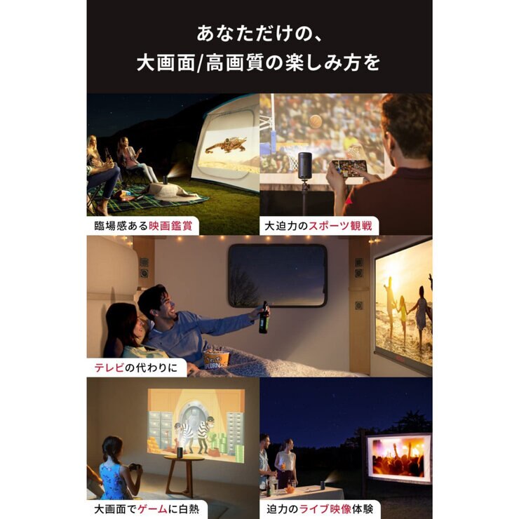 Anker（アンカー）ネビュラ Capsule 2 ポータブルプロジェクター