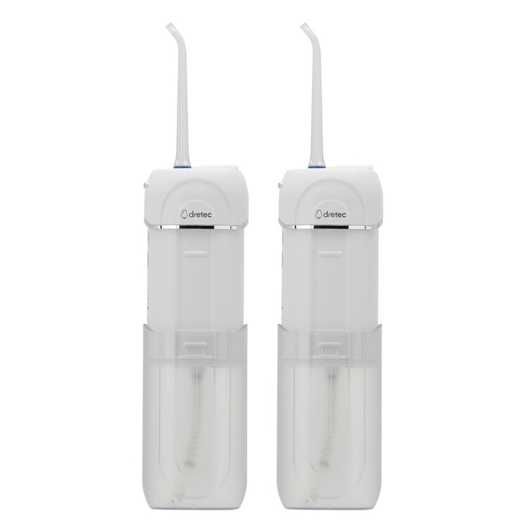 ドリテック 口腔洗浄器 ジェットクリーン ポータブル 2台セット FS-101SET ドリテック 口腔洗浄器 ジェットクリーン ポータブル 2台セット FS-101SET