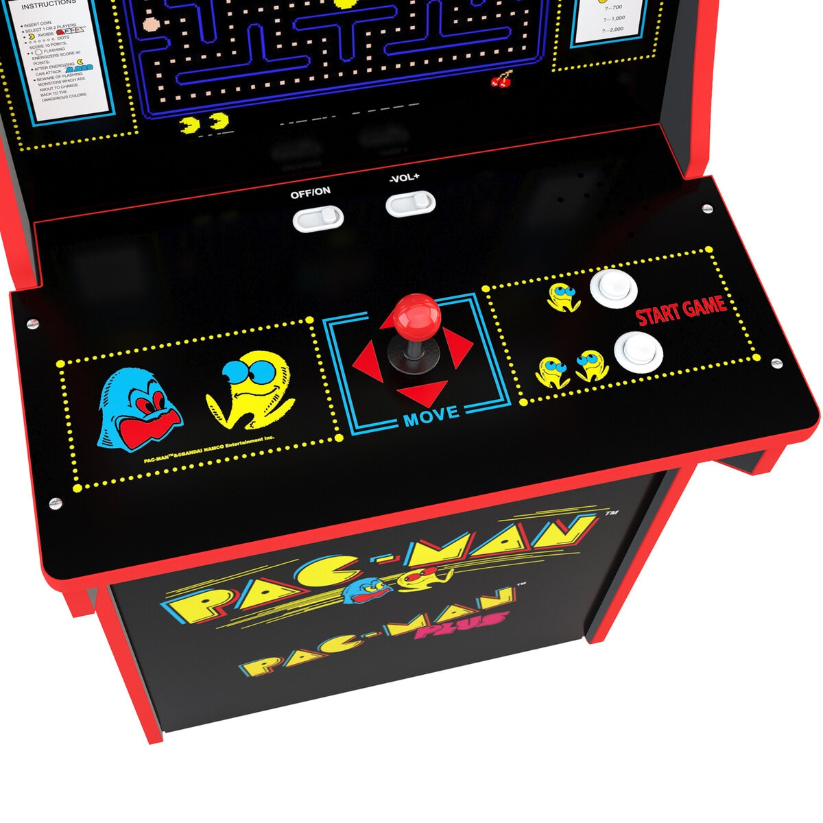 【人気急上昇】 ARCADE PAC-MAN パックマン ミニ アーケードゲーム 卓上 筐体、コントロールパネル
