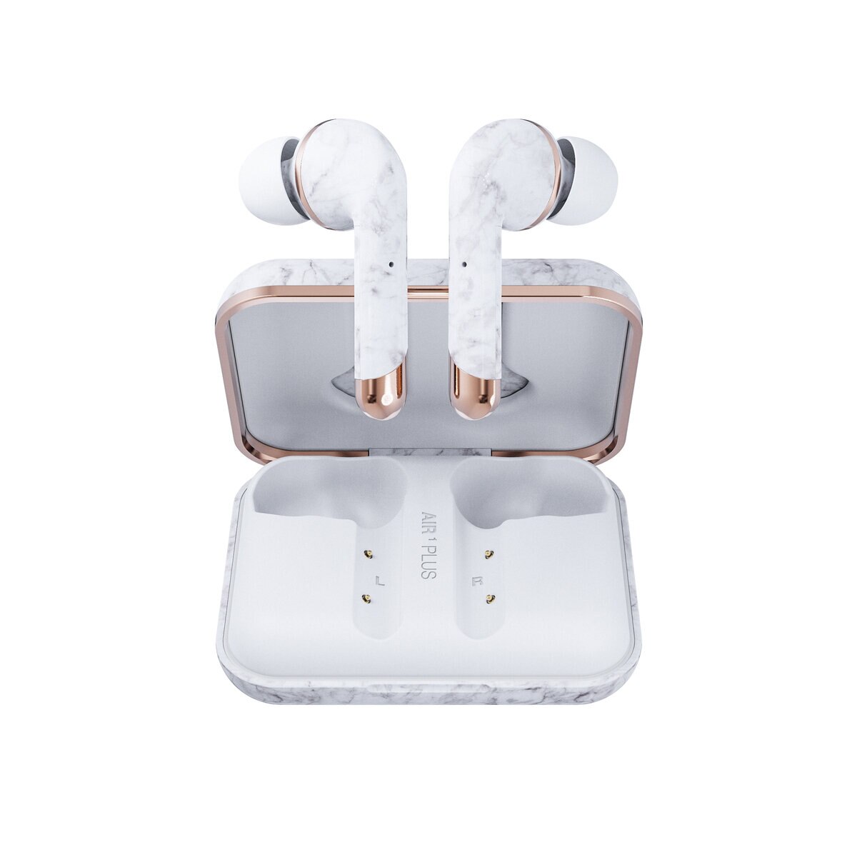 HAPPY PLUGS AIR 1 PLUS 完全ワイヤレスイヤホン ホワイトマーブル