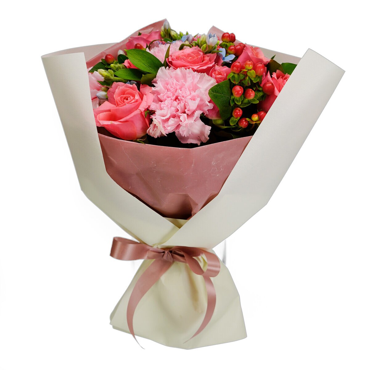 スプリングギフトブーケ ピンク 母の日期間配送 お届け日5月10日～5月14日