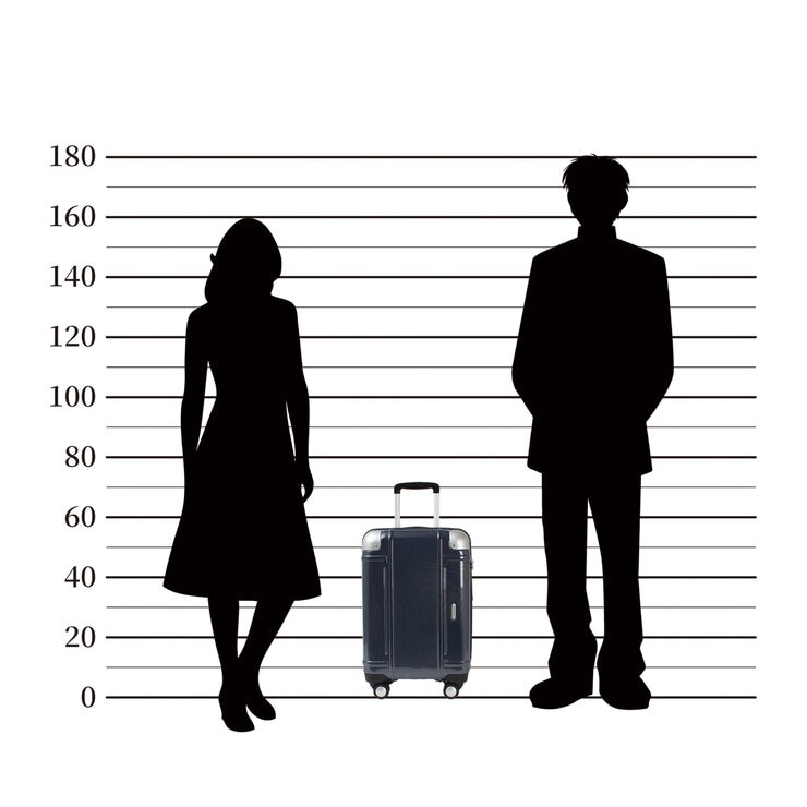 エース イグザクト カーボン柄スーツケース 機内持込みサイズ
