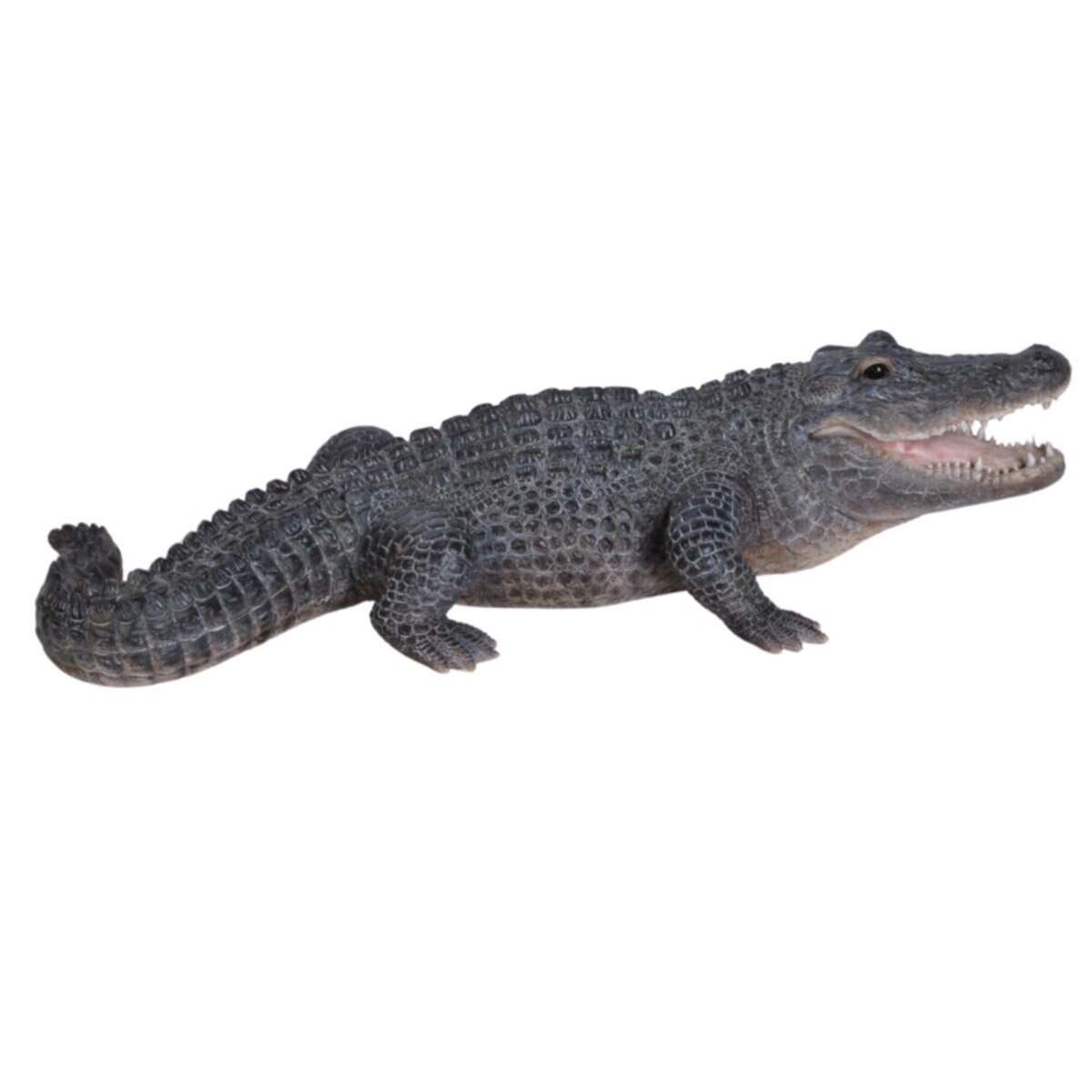 ウービア 餌を待つワニの置物 特大 H13177 ウービア 餌を待つワニの置物 特大 H13177