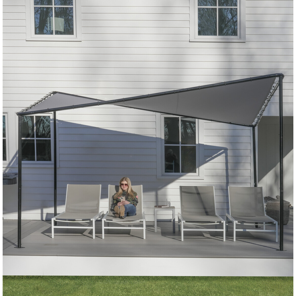 Shelterlogic デルレイ ガゼボ 12 x 12 フィート (3.7x3.7m)