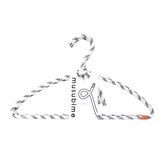 チャナカンパニー Balmy Hanger（バルミーハンガー） musubimeハンガー 16本セット TP-ECL01-41-8ST