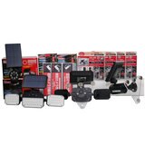 3WAYソーラーセンサーライト マグネットベース付 4台セット EDS07956MB4S