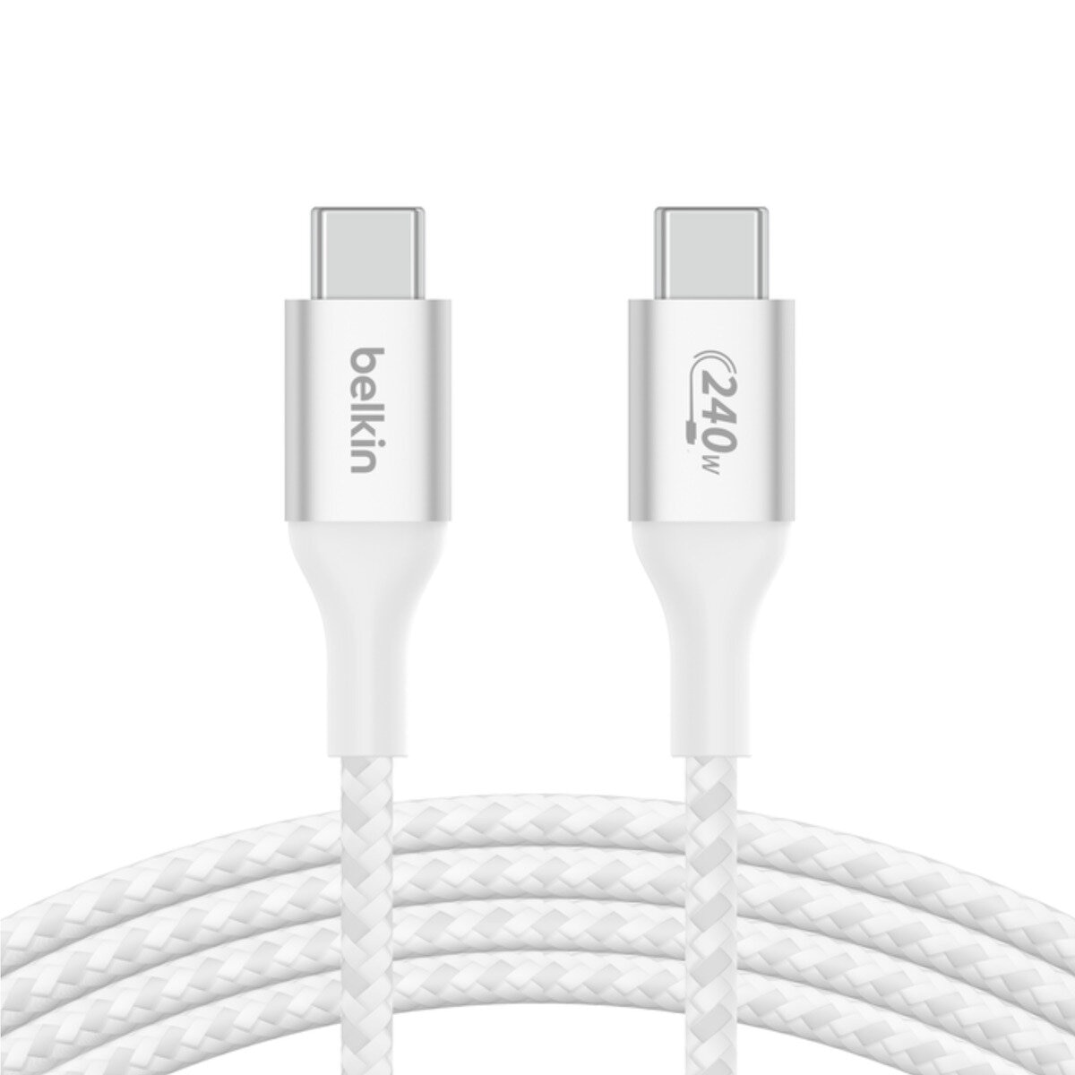 Belkin BoostCharge USB-C ケーブル240W 2m ホワイト CAB015BT2MWH