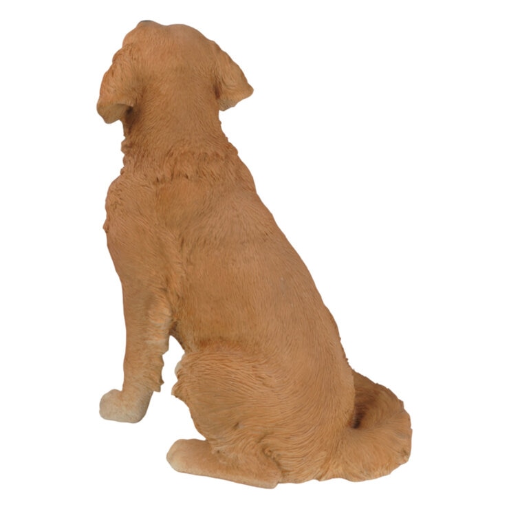 ウービア お座りゴールデンレトリバーの置物 （特大） H13098