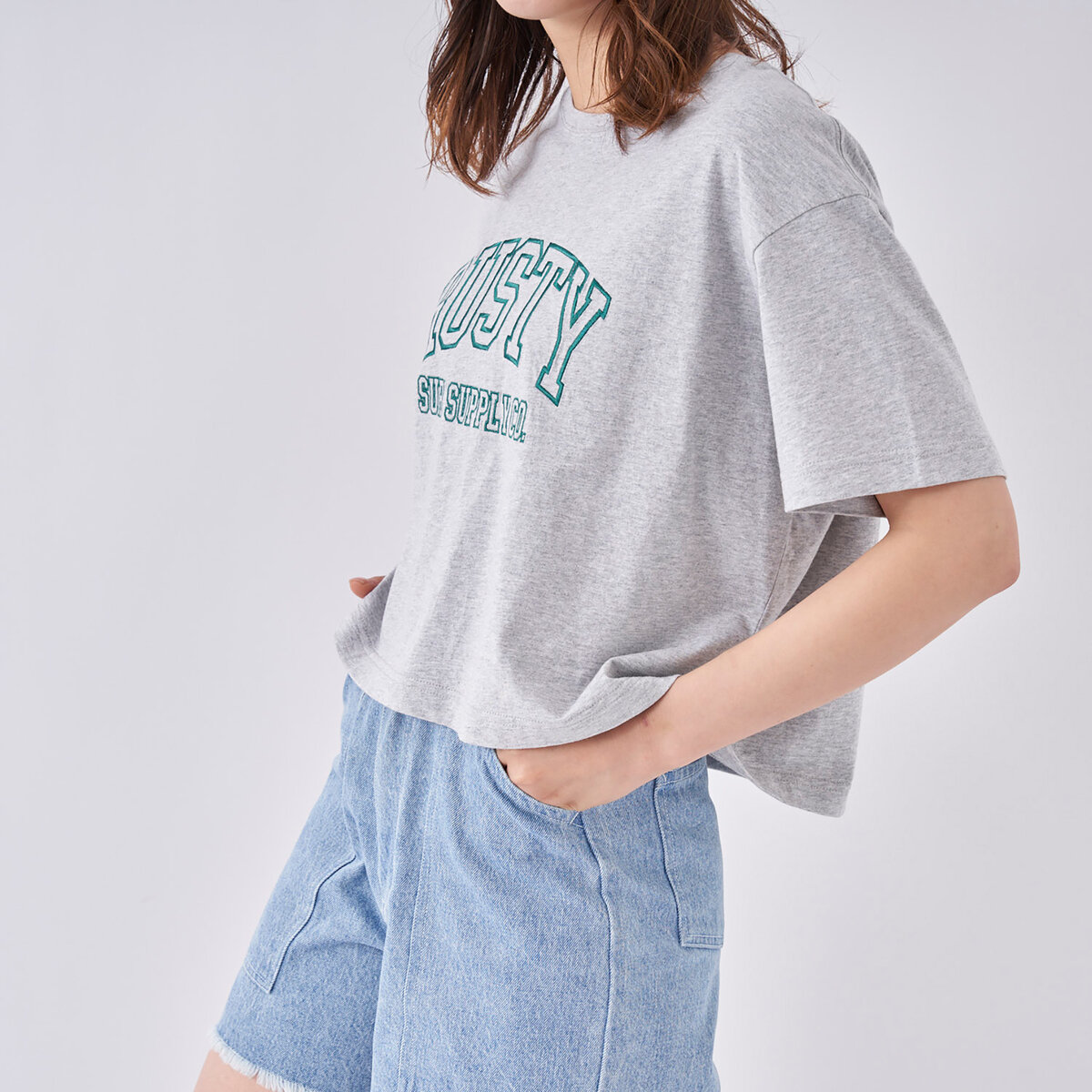 ラスティ レディース 半袖Tシャツ