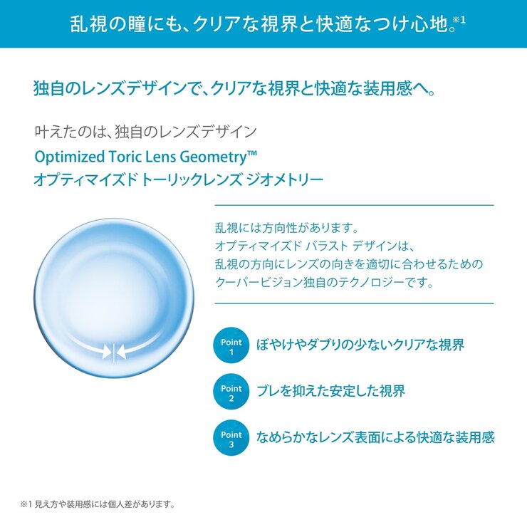 【処方指示書の提出が必要です】バイオフィニティ® トーリック 6枚入り