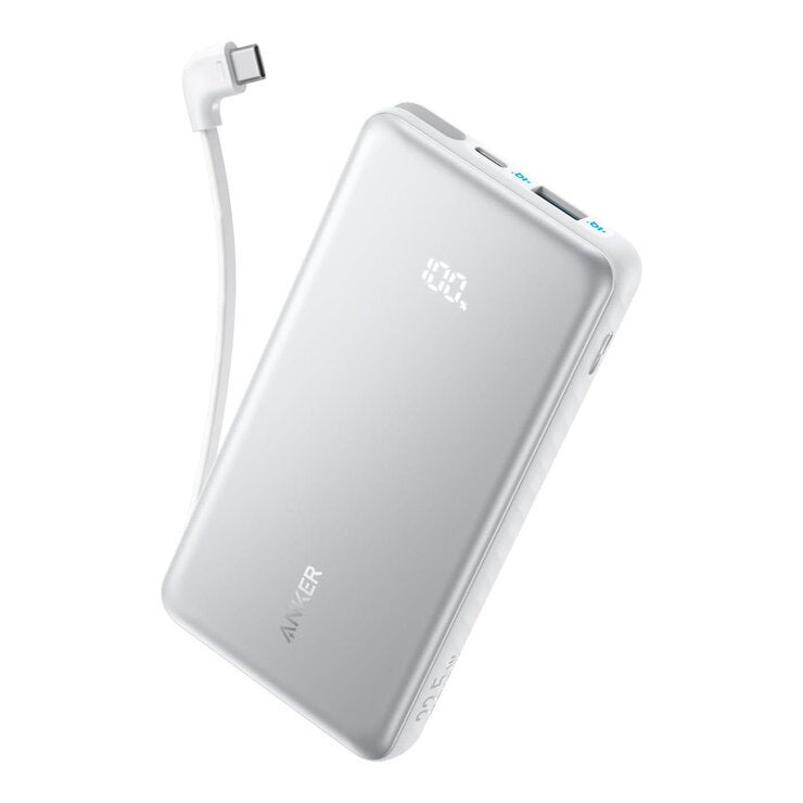 Anker（アンカー） Zolo Power Bank (10000mAh, 22.5W, Built-In USB-Cケーブル)A110DN21