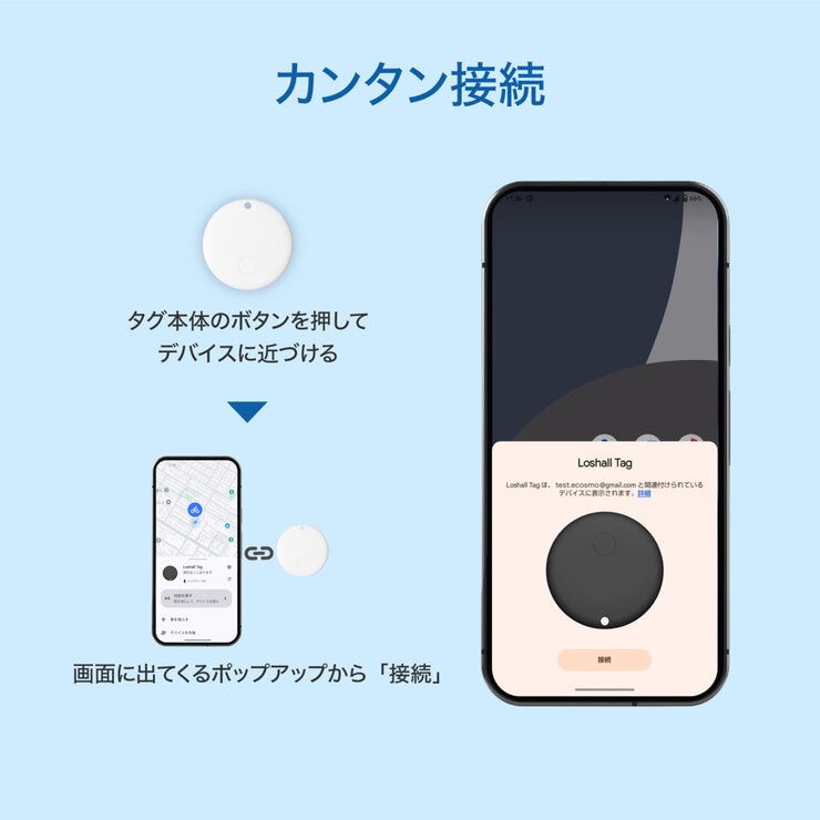 ローシャルタグ for Android +フロントサスペンション取付式タグホルダー ローシャルタグ for Android +フロントサスペンション取付式タグホルダー
