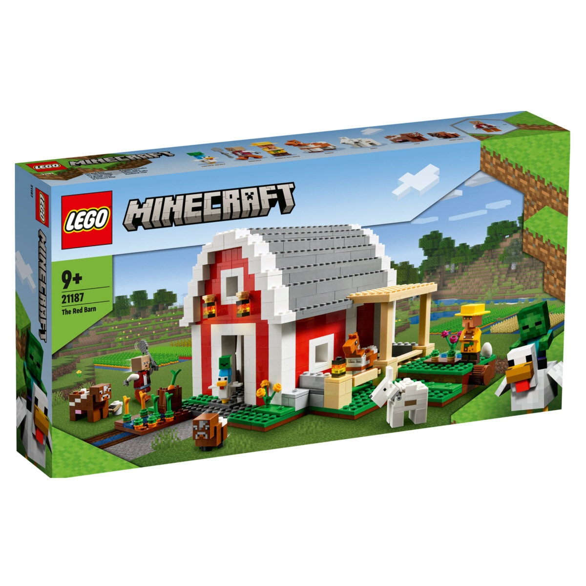 レゴ マインクラフト 赤い馬小屋