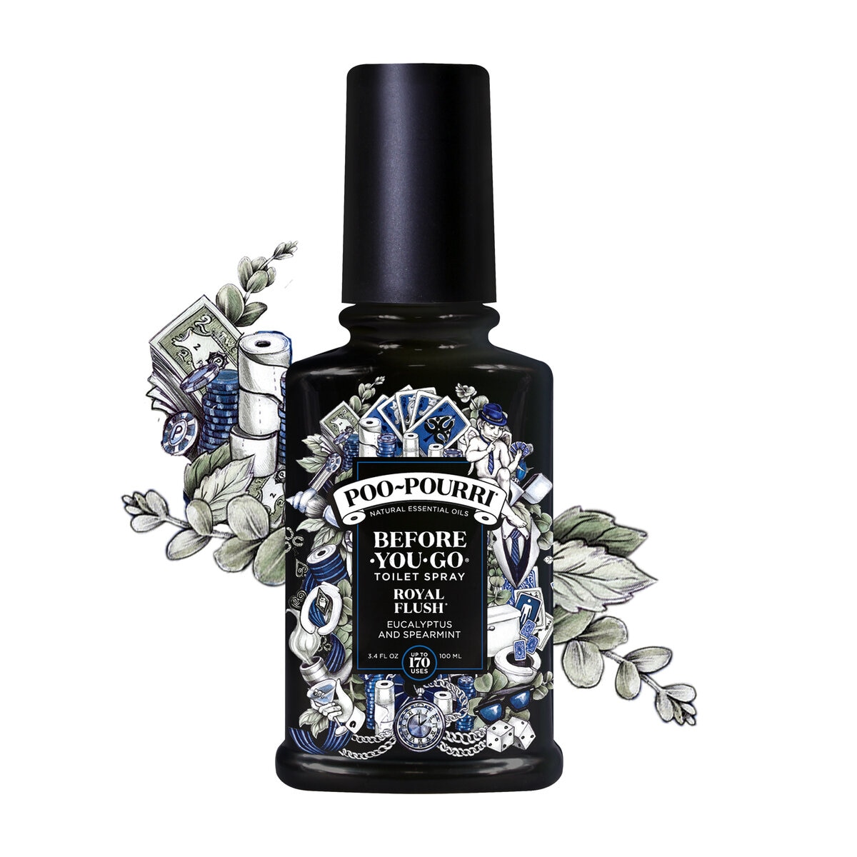 Poo-Pourri トイレ用消臭フレグランススプレー 100ml x 2本　オリジナルシトラス/ ロイヤルフラッシュ