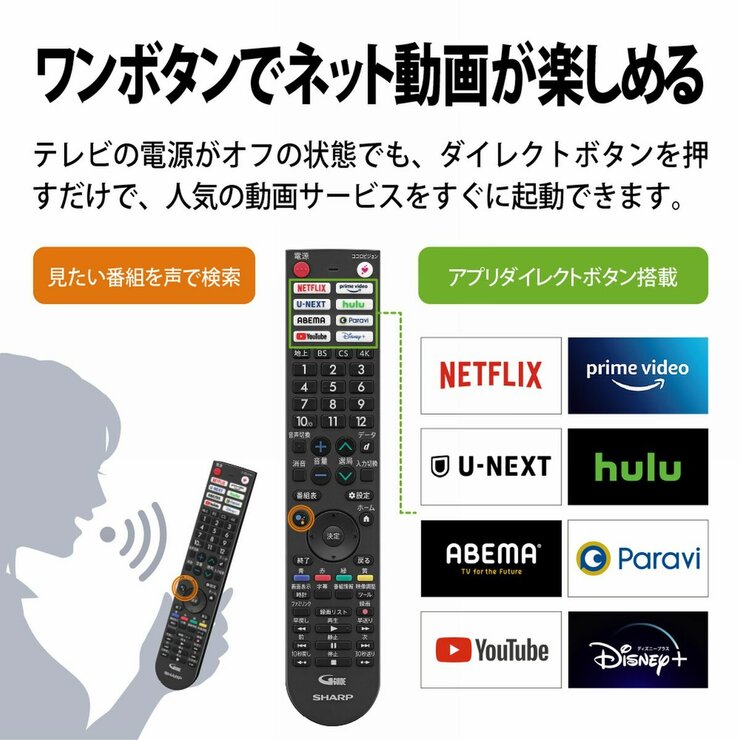 シャープ アクオス XLED 65インチ 4K 液晶テレビ 4T-C65EP1