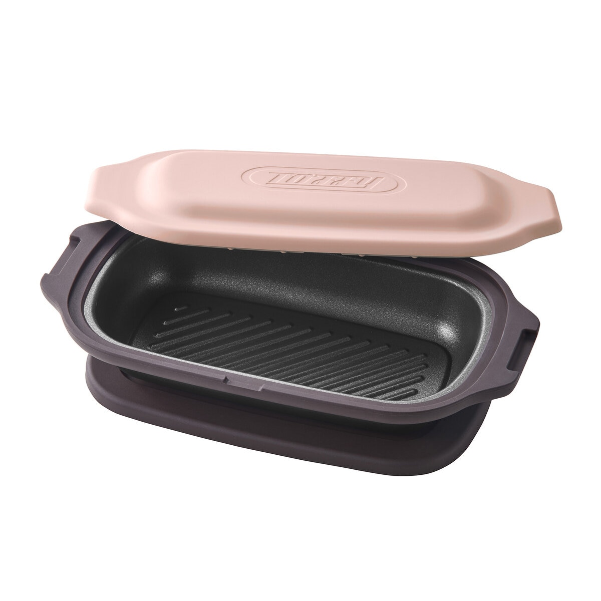 トフィー 電子レンジ用グリルディッシュ 2個セット シェルピンク