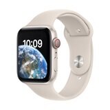 Apple Watch SE 2 GPS+Cellular 44mm スターライトアルミニウムケースとスターライトスポーツバンド - レギュラー