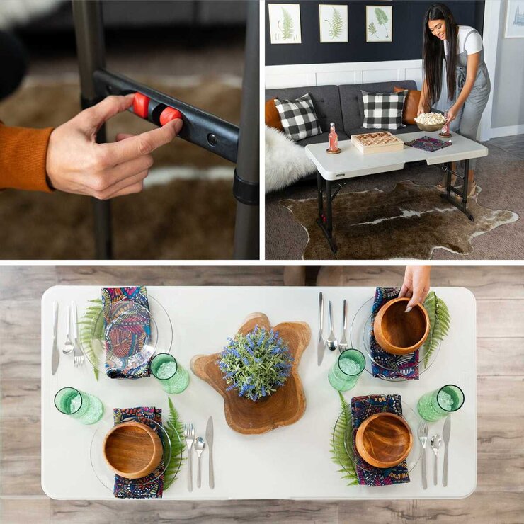 LIFETIME 4FT HEIGHT ADJUSTABLE TABLE