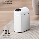 EKO（イーケーオー）アストロスリムセンサー式ゴミ箱10L シルバー