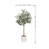 人工観葉植物 オリーブツリー 高さ約198cm