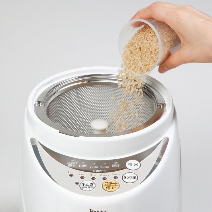 家庭用精米機　SMF-500 Amazon | エムケー精工(MK精工) 家庭用精米機 「新鮮風味づき」 無水米