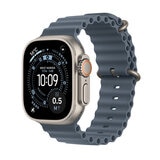 Apple Watch Ultra 3 Cellular 49mmナチュラルチタニウムケースとアンカーブルーオーシャンバンド